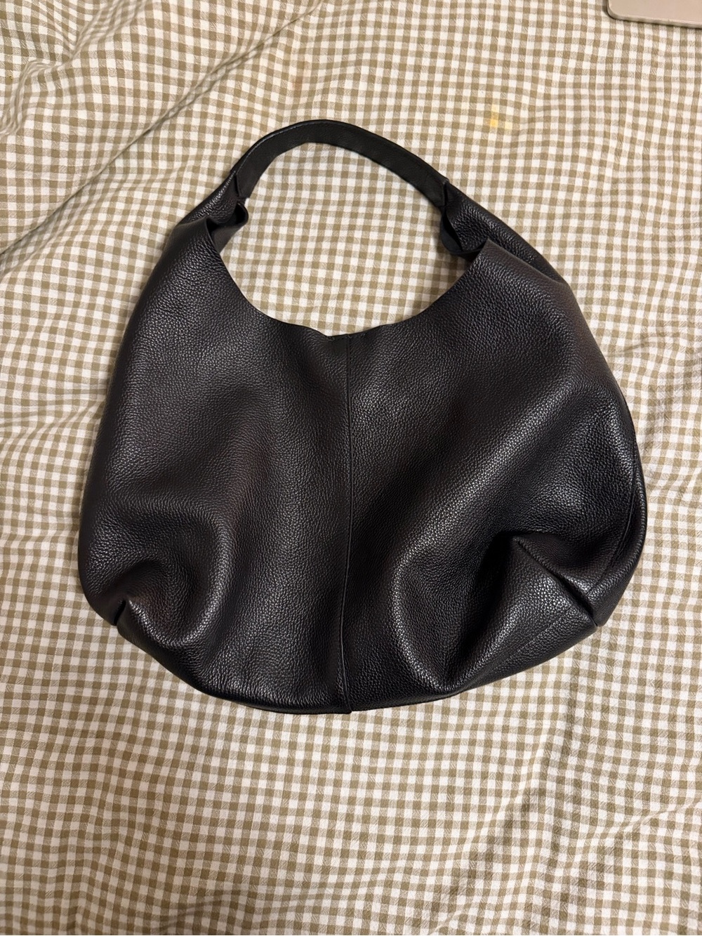 And other stories - Classic Black Leather Hobo Bag